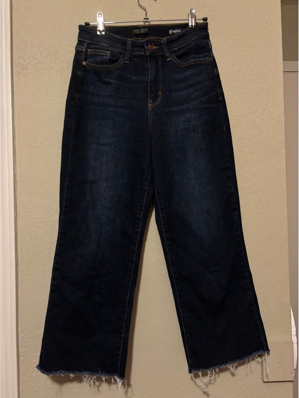 Judy Blue Dark Wash Wide Leg Jeans Size 1/25